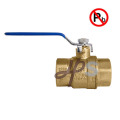 NSF approved Low Lead Brass Solder Ball Valve with Lever Handle